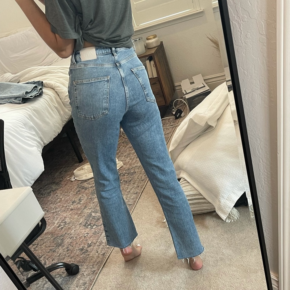 Zara high rise jeans